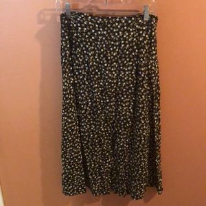 Over the knee Vintage Floral Skirt